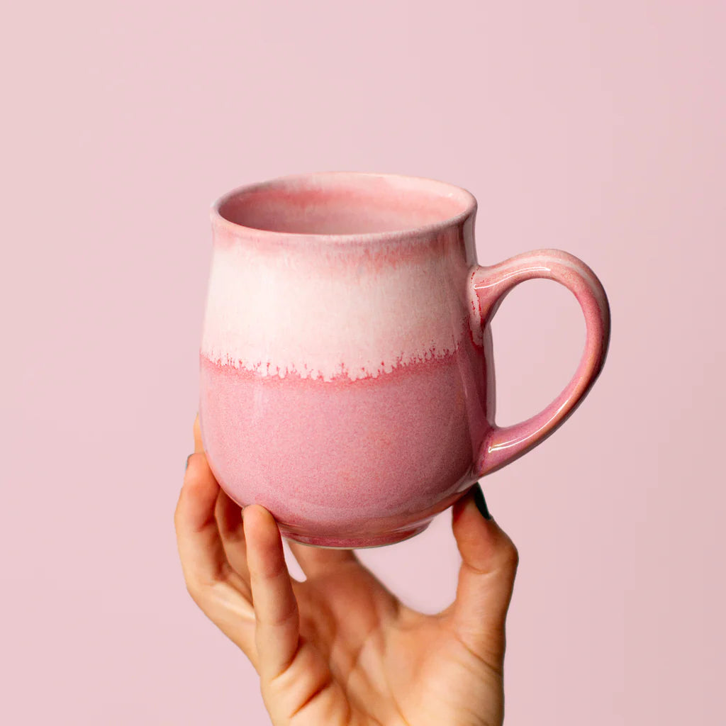 Mug Shaped Like Raspberry Raspberry Beret Belly Mug | Handmade Ceramics Brisbane